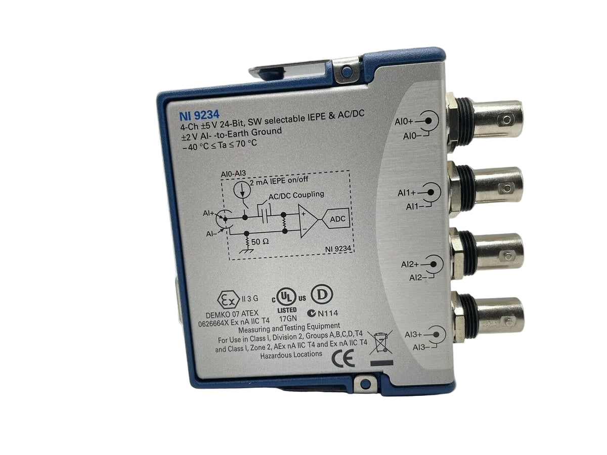 National Instruments NI-9234 Sound and Vibration Input Module 779680-01