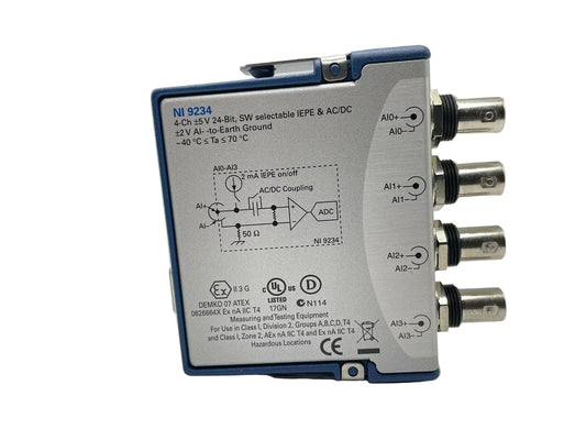 National Instruments NI-9234 Sound and Vibration Input Module 779680-01